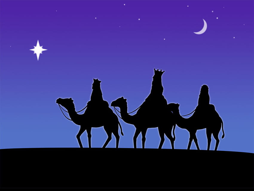 Drei Könige, Blau, Urlaub, Weihnachten, Könige, Christentum HD-Hintergrundbild