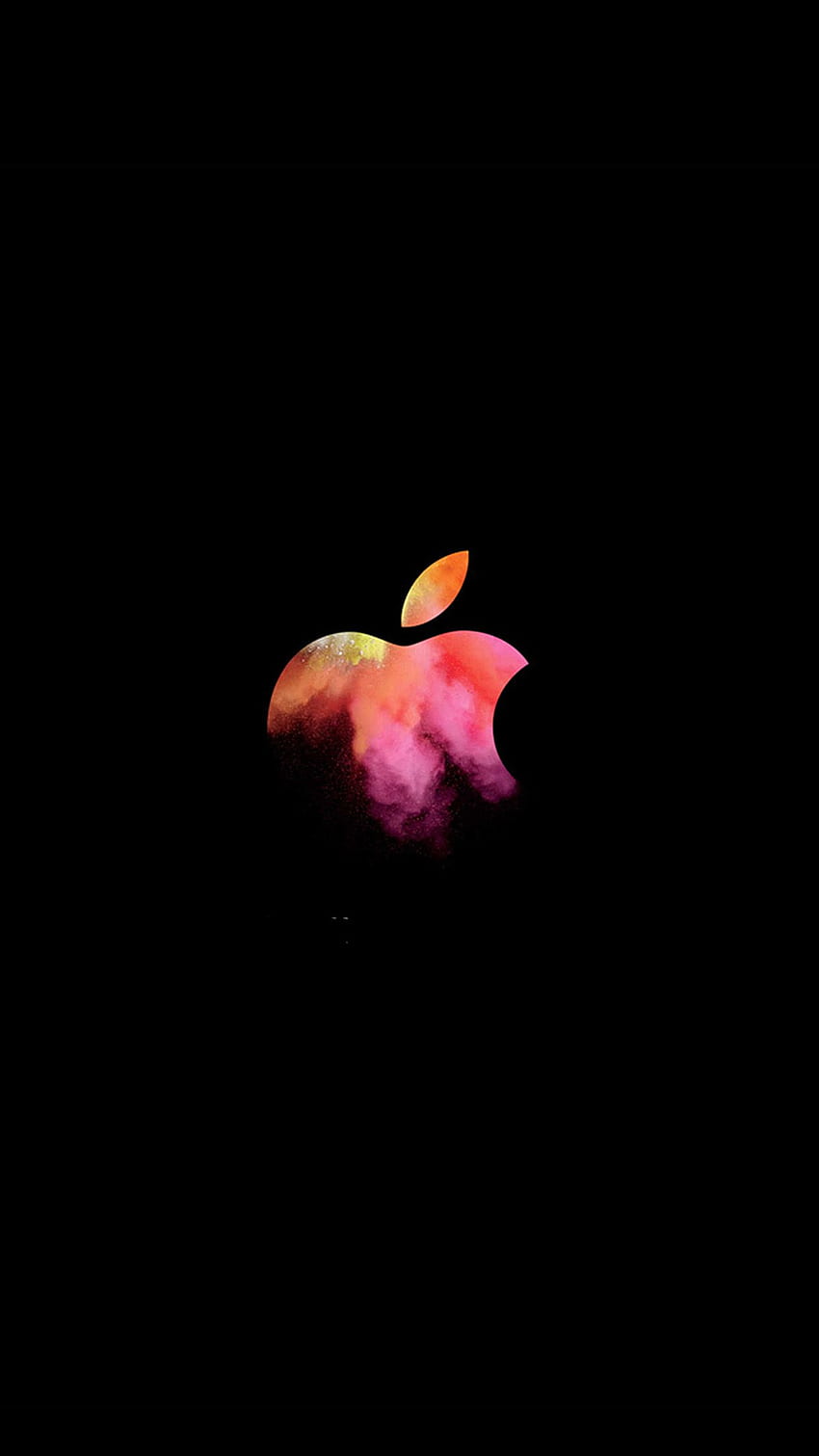 Apple Mac Event Logo Dark Illustration Art Android HD phone wallpaper
