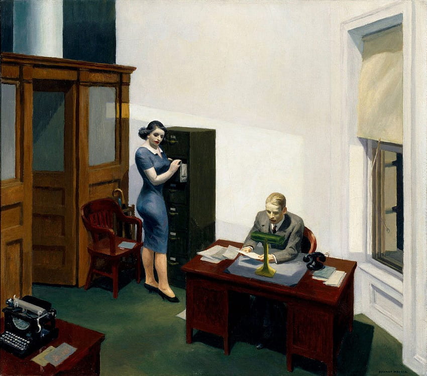 Edward Hopper in 10 Paintings - The KAZoART 현대 미술 블로그, Edward Hopper Nighthawks HD 월페이퍼