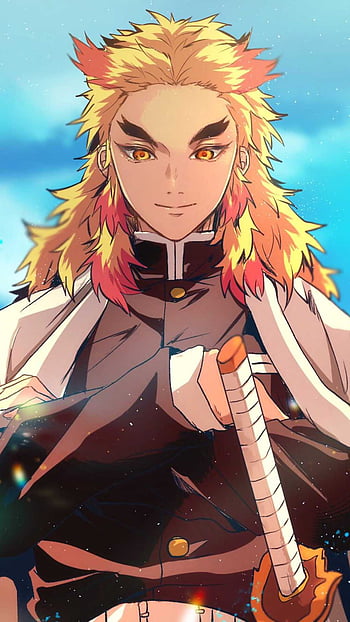 Kyojuro Rengoku Flame Hashira Wallpaper iPhone Phone 4K #9001e