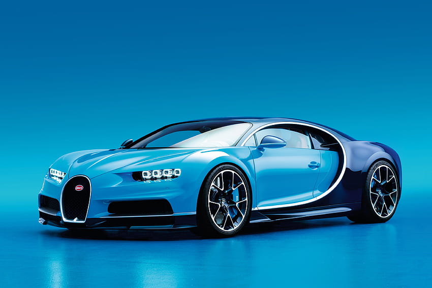Blue Black Bugatti, Bugatti Veyron HD wallpaper