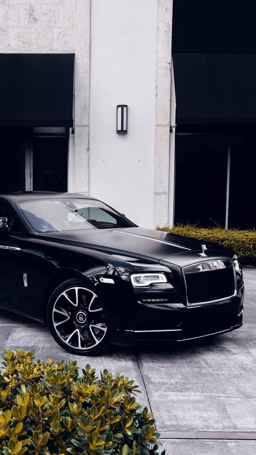 Czarny samochód, czarny, luksusowy, samochód Tapeta na telefon HD