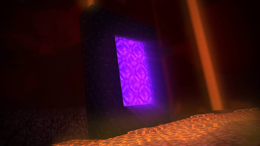 Форуми на Nether Portal () и Art Mine Imator, Minecraft Nether HD тапет