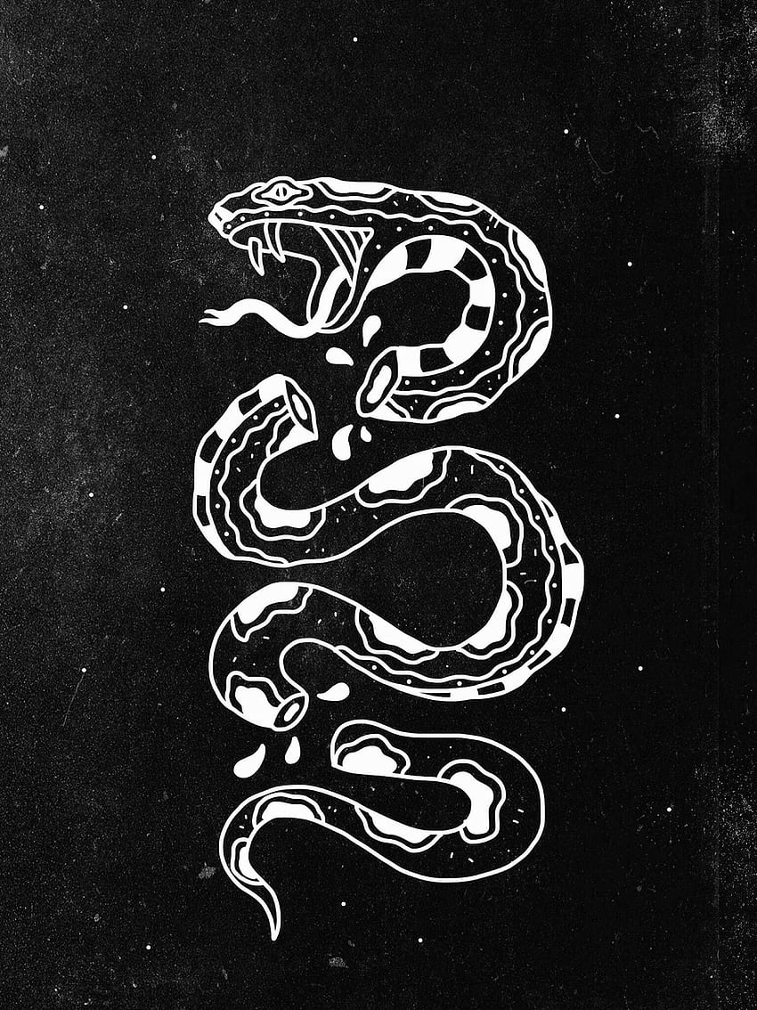 Darkness Will Consume You. Graphic design tattoos, Tattoo posters, Snake illustration, Japanese Snake HD phone wallpaper