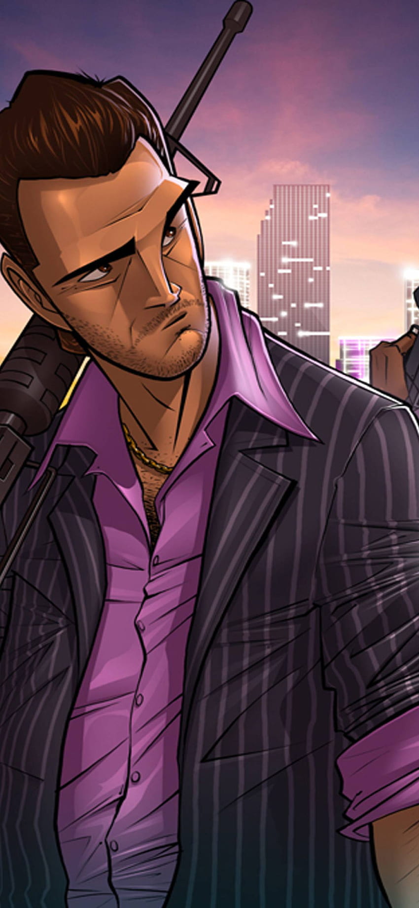 tommy vercetti, grand theft auto, vice city iPhone XS MAX , Games , , and Background - Den, GTA Vice City iPhone HD phone wallpaper