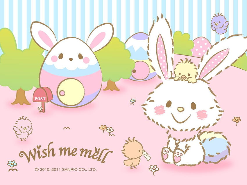 detail for -Wish Me Mell – Kawaii, Kawaii Easter HD wallpaper