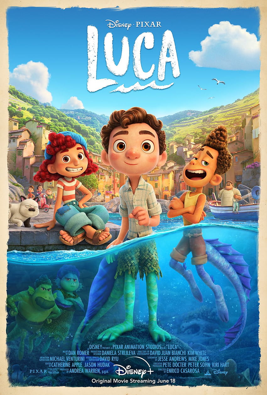 Luca Disney Pixar HD phone wallpaper