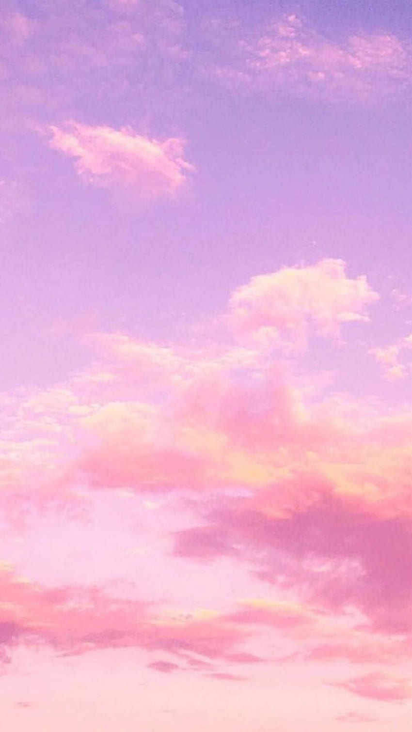 Nube pastel. Rosa y morado, Nube, rosa, Nubes de lavanda fondo de pantalla del teléfono