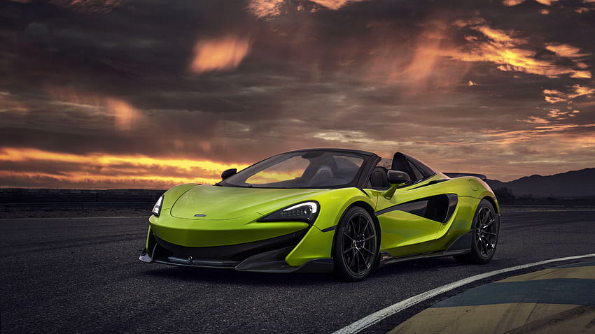 Neon Green Car, lime green sports car HD wallpaper