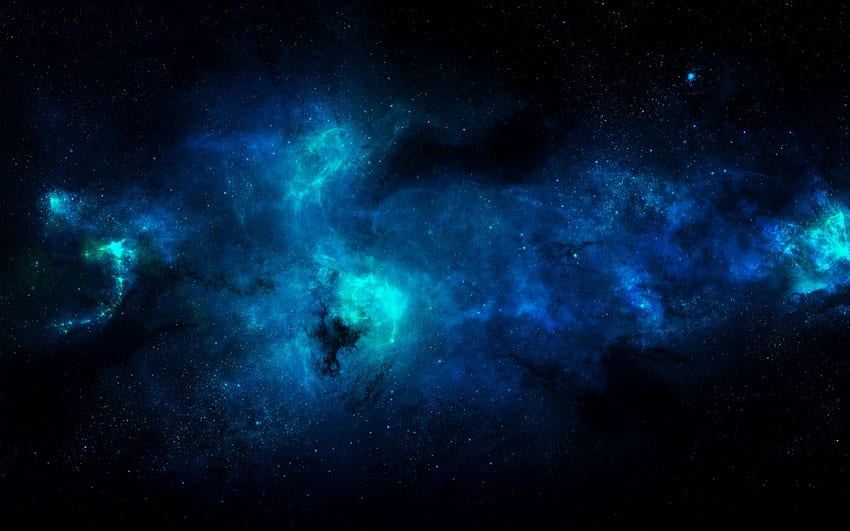 Blue Nebula, Stars, Galaxy, Outer Space per MacBook Pro 15 pollici, MacBook Air 13 pollici, 1440X900 Spazio Sfondo HD