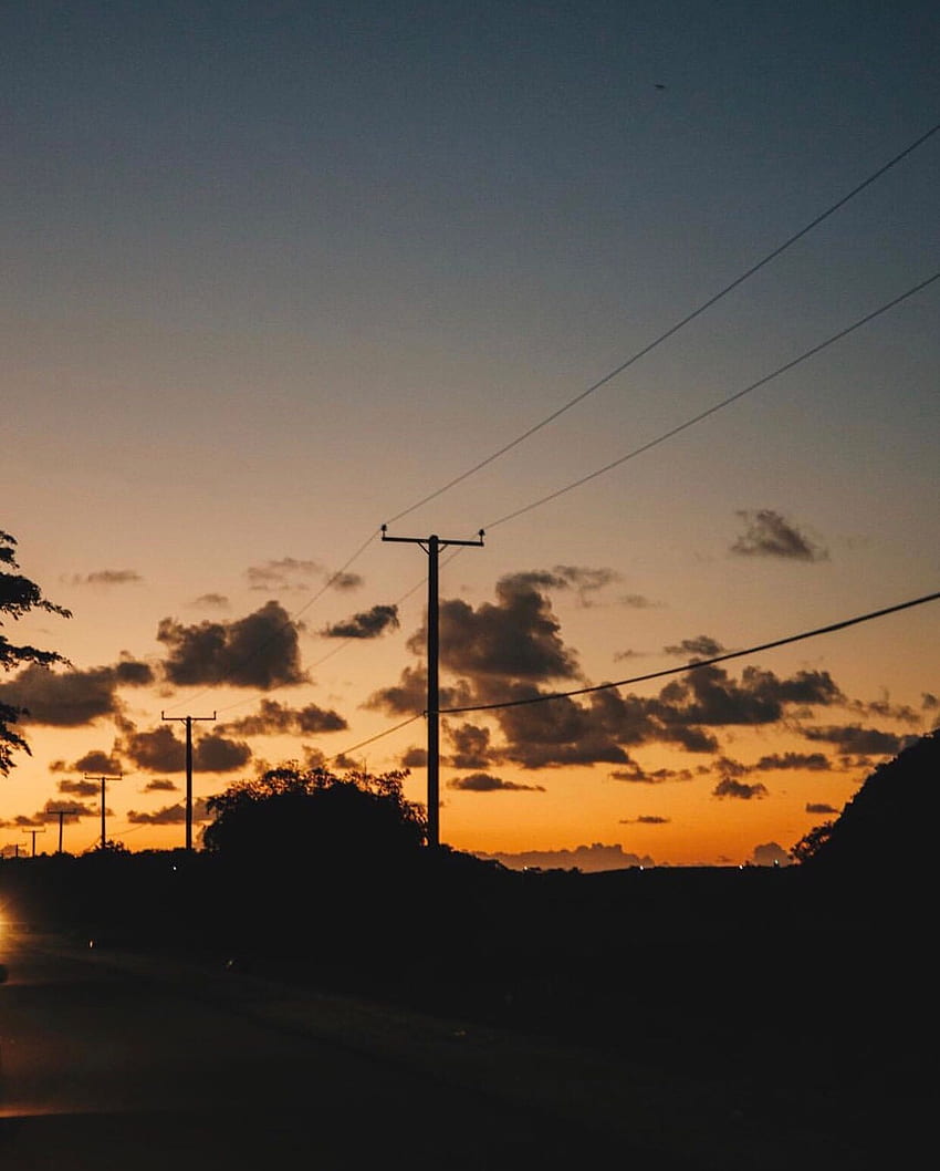 Driving at Sunset, Saint Lucia via adammadrzyk. Sky aesthetic, Night ...