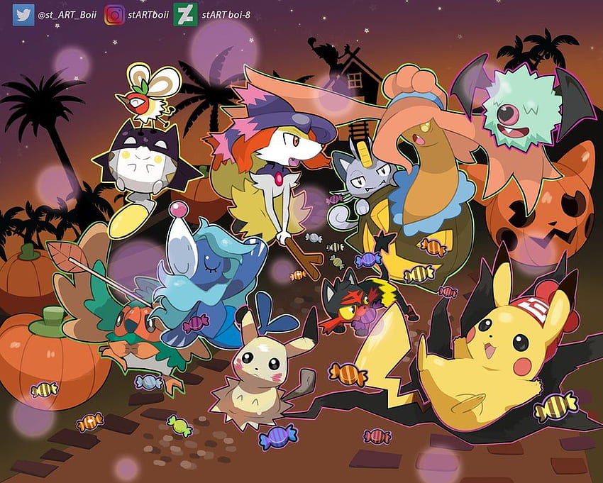 Halloween By StARTboi 8, Pokemon Halloween HD wallpaper | Pxfuel