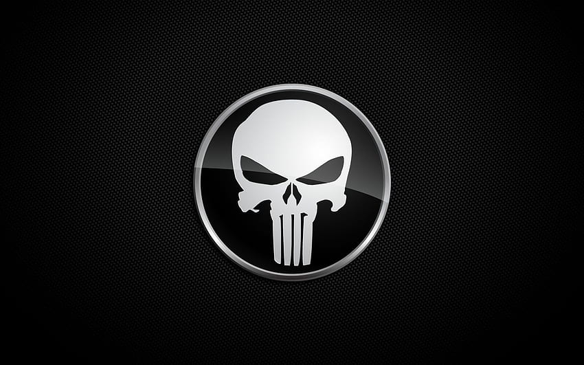 Punisher Skull, Gaming Skull Logo HD wallpaper