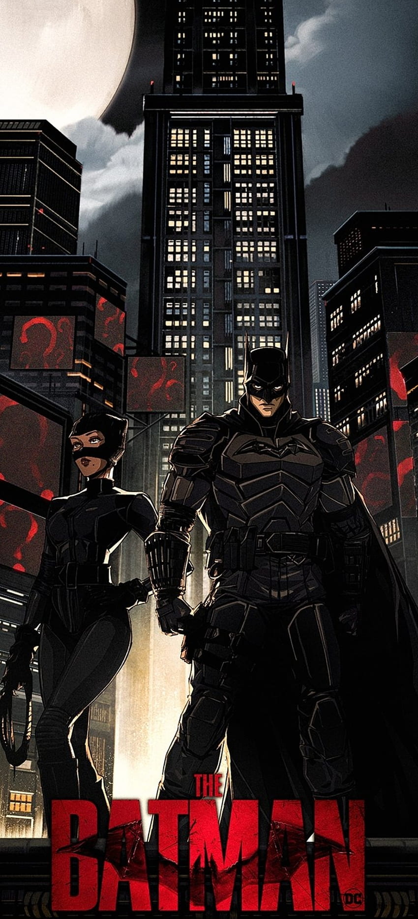 L'affiche de Batman, Catwoman, Gotham, Riddler, Dc Fond d'écran de téléphone HD