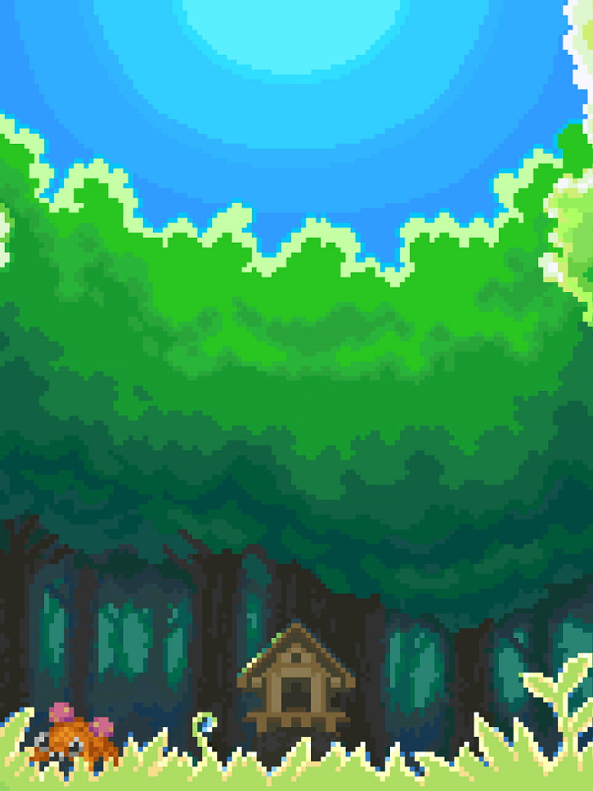Hintergrund Pokemon Pixel Art, Anime Pixel Art HD-Handy-Hintergrundbild