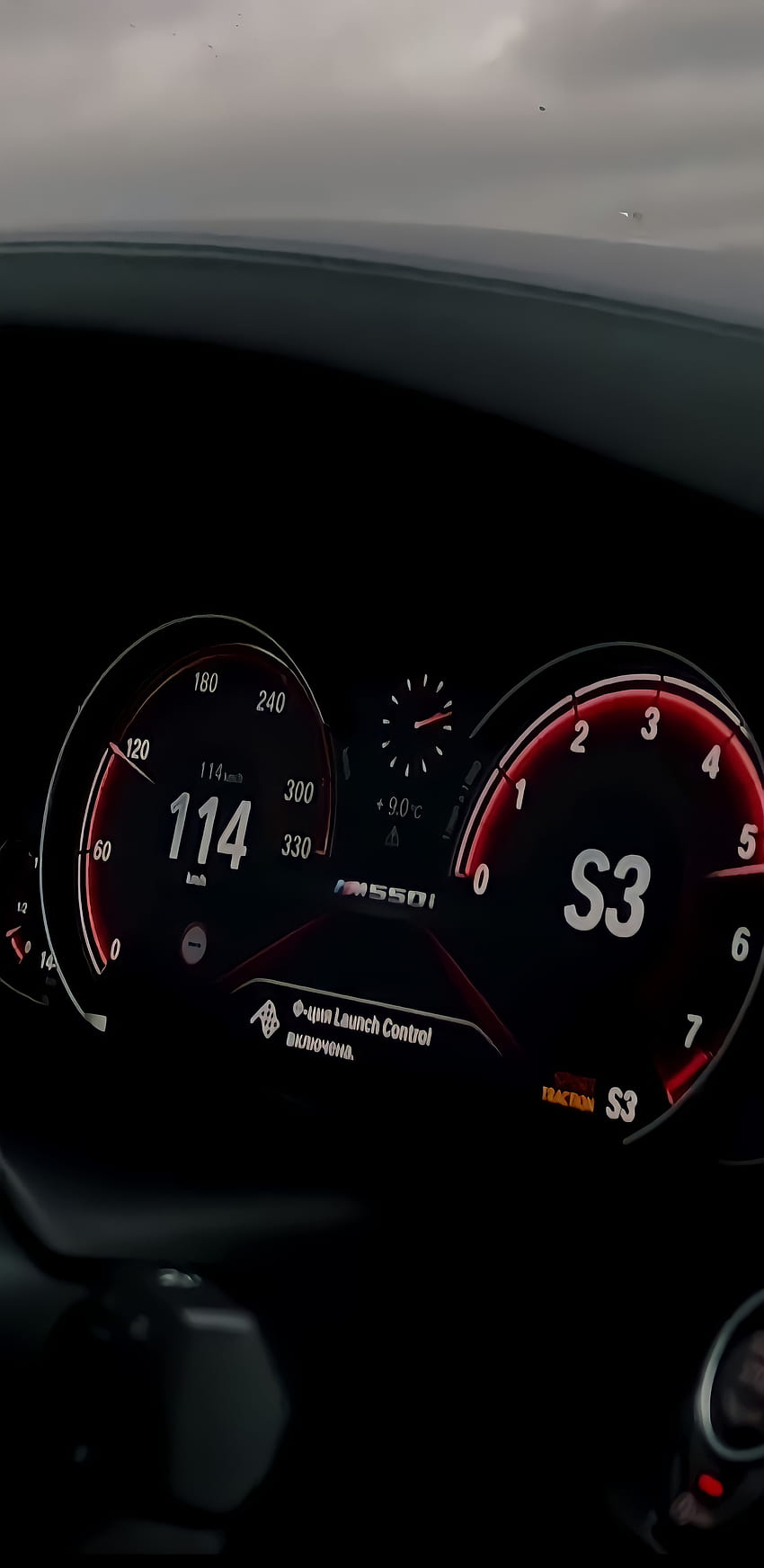 BMW 속도계, 게이지, 주행 거리계 HD 전화 배경 화면