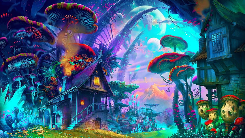 Trippy Background, backgroud, colorful, tripping, disalotion, hulosinations HD wallpaper