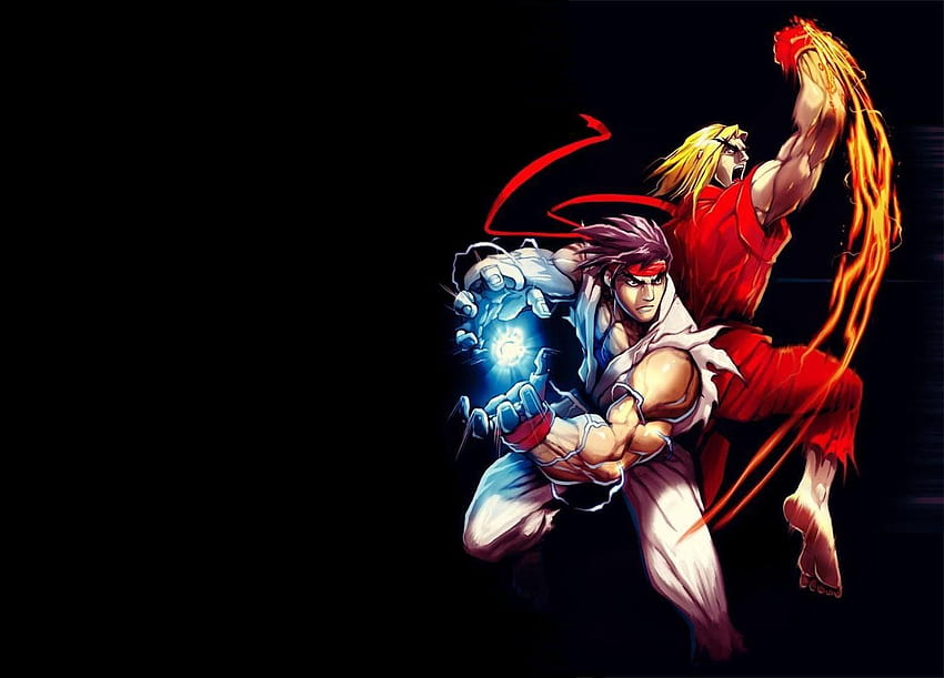 Ken Street Fighter, Ryu Street Fighter 2 Sfondo HD
