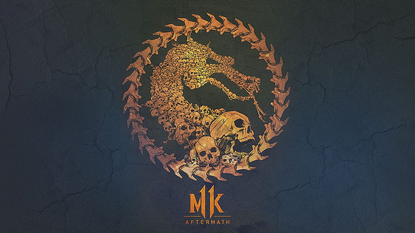 Mortal Kombat ( และ ) เกม Mortal Kombat, แฟนไซต์!, โลโก้ MK 11 วอลล์เปเปอร์ HD