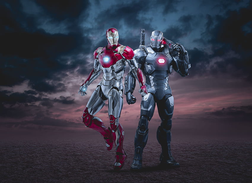 Iron Man & War Machine Ultra . Background HD wallpaper