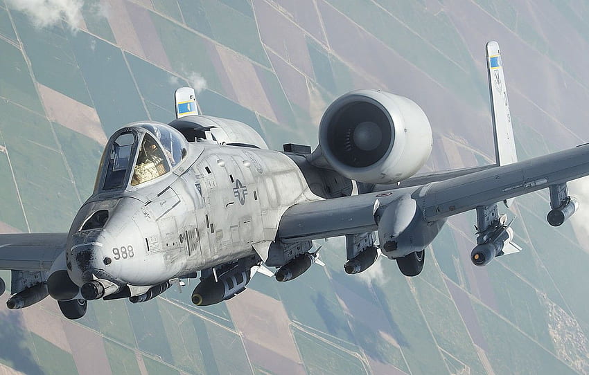 A 10, UNITED STATES AIR FORCE, Thunderbolt II, amerikanisch HD-Hintergrundbild