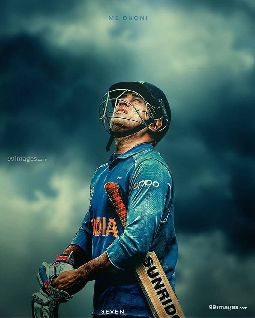 MS Dhoni 7 Looking at Sky Drawing / . Ms dhoni , Dhoni , Best for ...