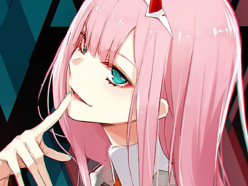 Green Eyes Long Pink Hair Anime Girl [] for your , Mobile & Tablet. Explore  Zero Two . Zero Two , Two Screens Two , Zero HD wallpaper | Pxfuel
