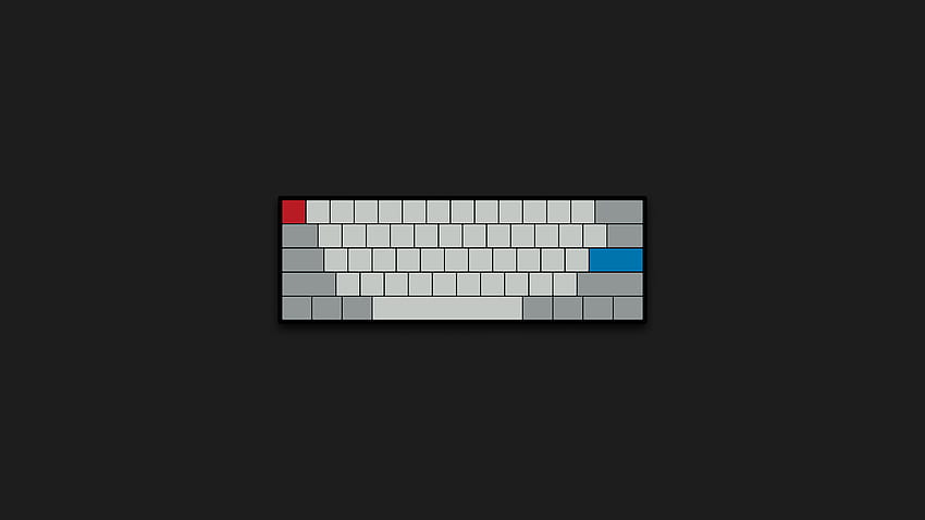 keyboard art Minimal Keyboard (bahkan lebih kali ini). , Keyboard, Joker, Seni Teks Wallpaper HD