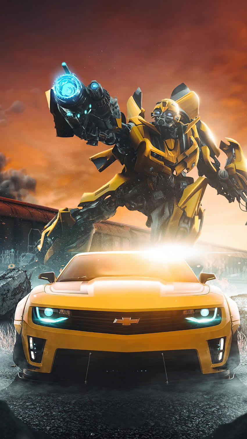 Bumblebee Camaro Wallpaper Aesthetic | Transformers bumblebee, Black camaro,  Camaro