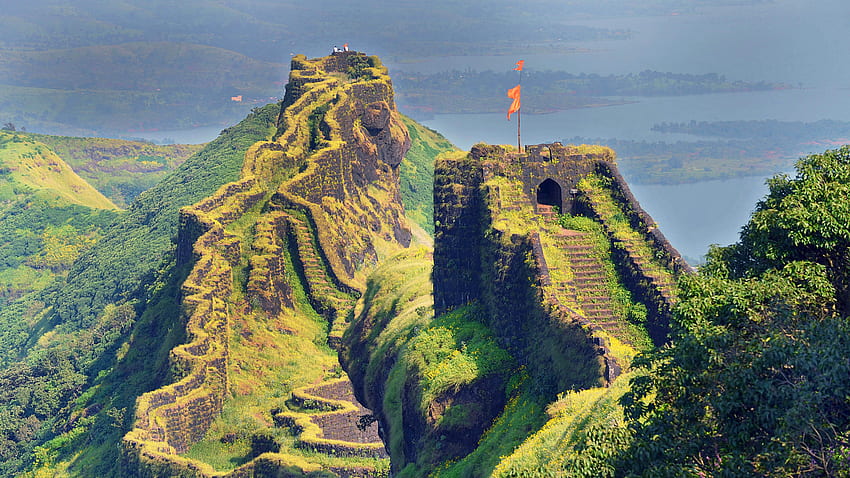 Shivaji Maharaj'ın Maharashtra'nın Şimdiye Kadarki En Büyük Hükümdarı Olduğunu Kanıtlayan Kaleler, Raigad Kalesi HD duvar kağıdı