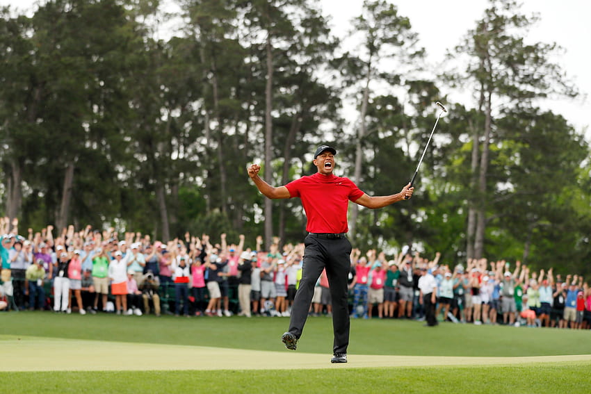 El Masters de Tiger Woods gana, Roar by Roar. El neoyorquino fondo de pantalla