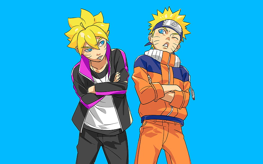 Anime - Boruto Boruto Uzumaki Naruto Uzumaki Minato Namikaze Papel de  Parede