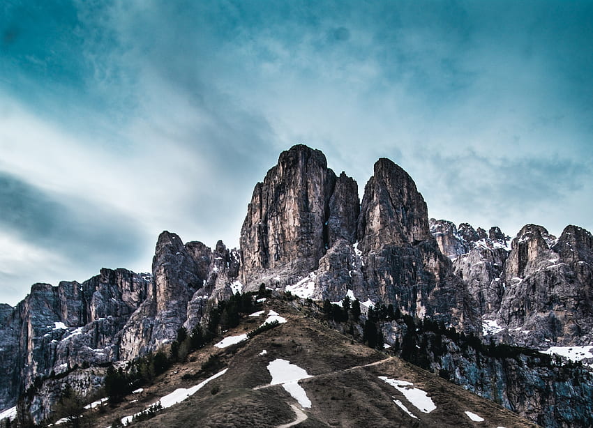 Rocky cliffs, mountains, landscape, nature HD wallpaper
