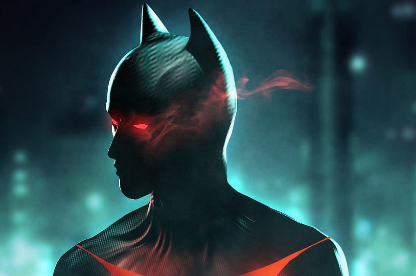 Wallpaper red glow, batman, art desktop wallpaper, hd image, picture,  background, ddcca4