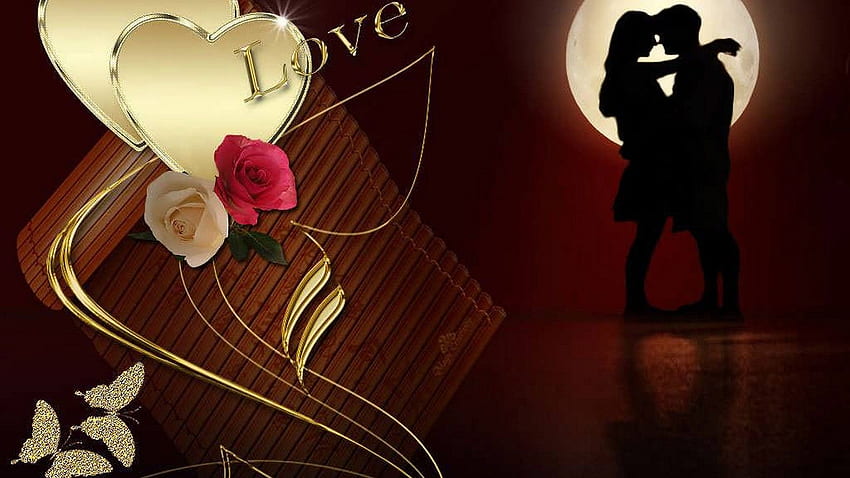 Romantic Valentine Day . Best . Love couple , Love background, Love HD wallpaper