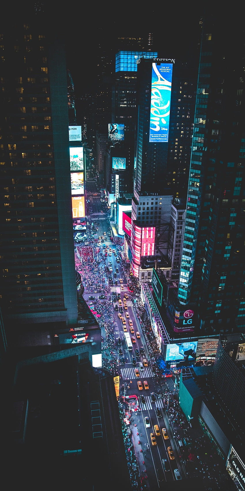 Licht des Lebens von Viktor Srsen. 거리사진, 풍경 예술, 배경, New York Neon HD-Handy-Hintergrundbild