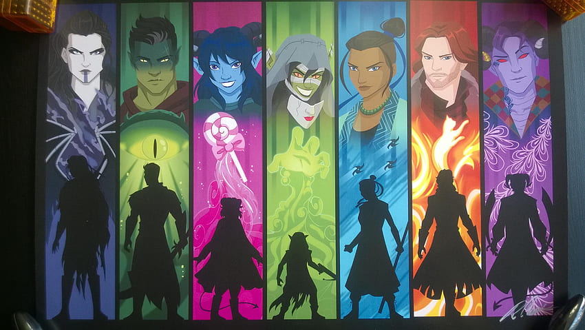 No Spoilers The Mighty Nein Print by Robby Cook : criticalrole HD wallpaper