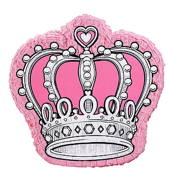 pink princess crowns png