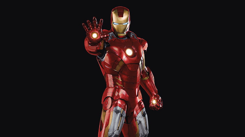 Iron man, fumetti Marvel, supereroi Sfondo HD