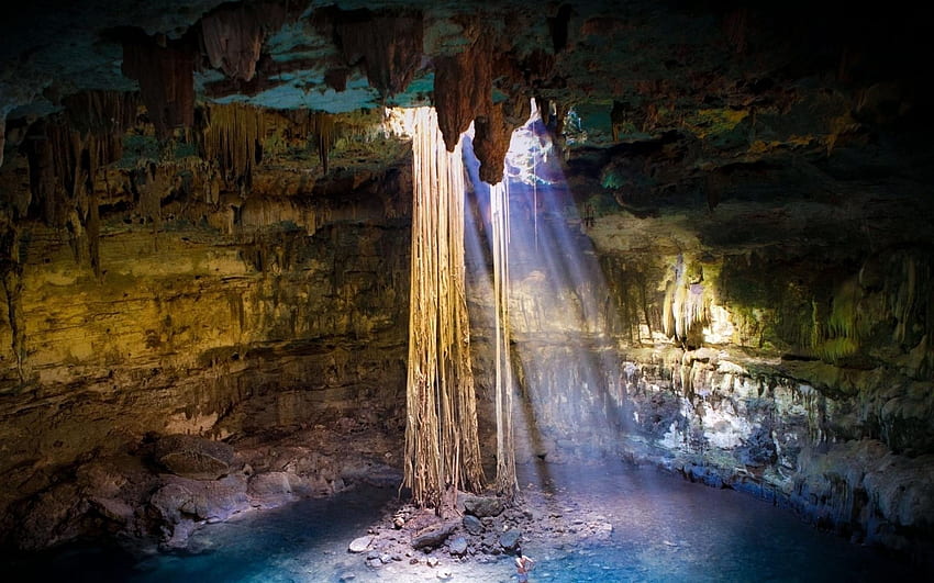 Cave Ray Of Light, Cool Caves HD wallpaper | Pxfuel