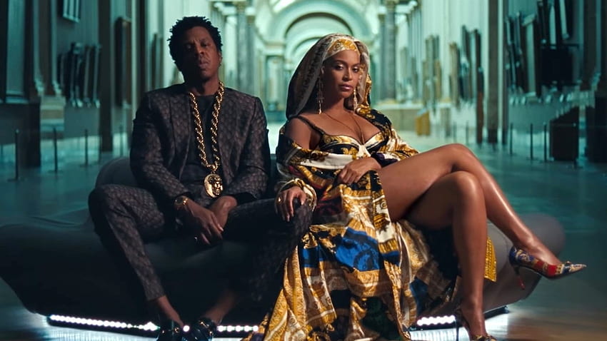 Beyoncé i Jay Z absolutnie zabijają bogów w „Apesh * t, Beyonce i Jay-Z Tapeta HD
