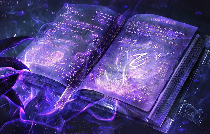 Magic, Book, Runes, Book, Dark Magic - Gw2 Binding Of Ipos - & Background, Dark Magical HD wallpaper