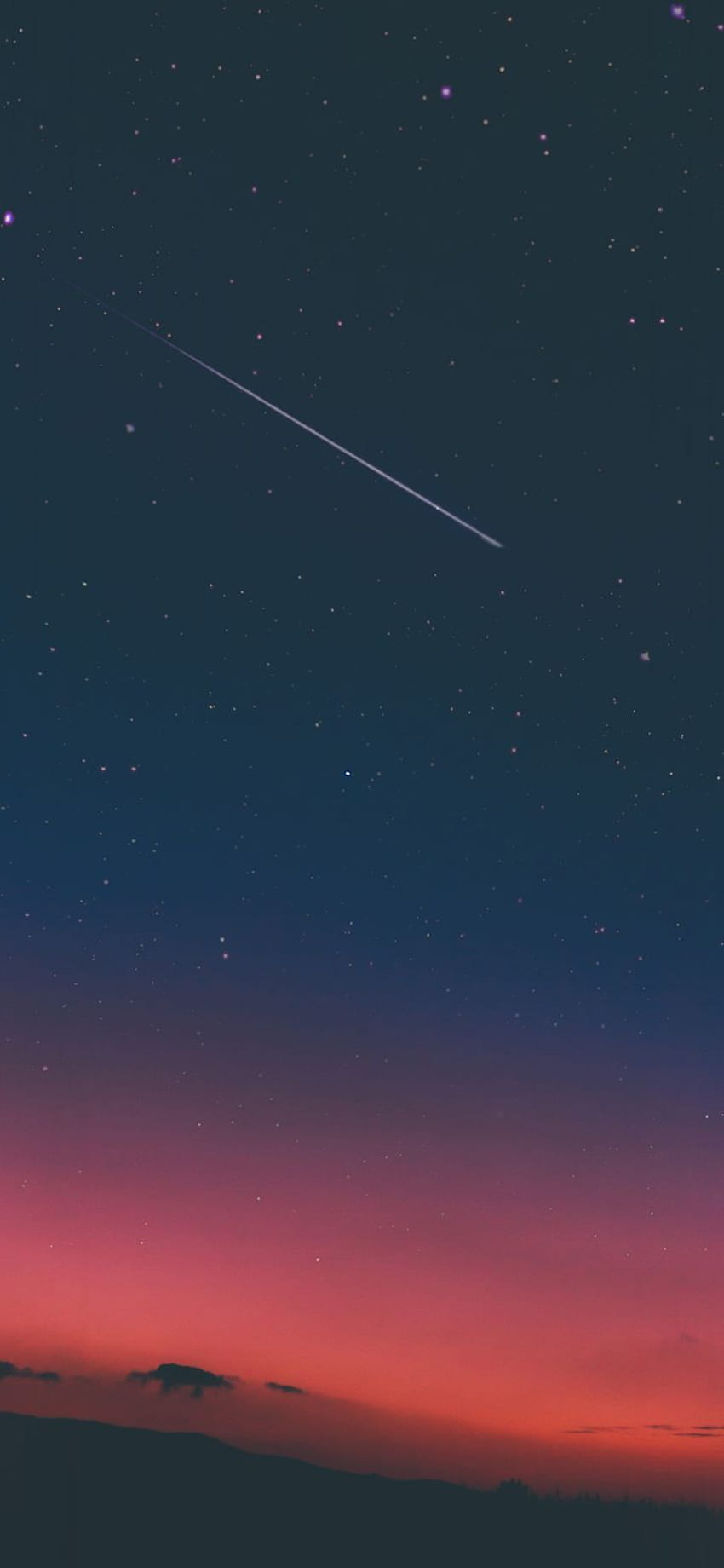 IPhone X : sky sunset night blue nature, WhatsApp HD phone wallpaper ...