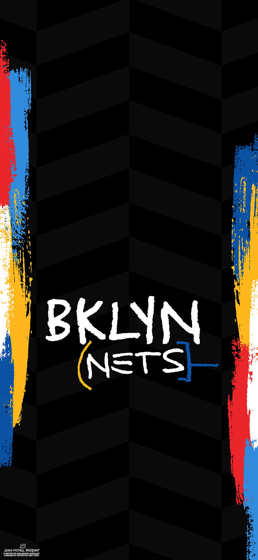 Brooklyn Nets - City Edition uni ใหม่ล่าสุด หมายถึง City Edition ใหม่ล่าสุด Basquiat Crown วอลล์เปเปอร์โทรศัพท์ HD
