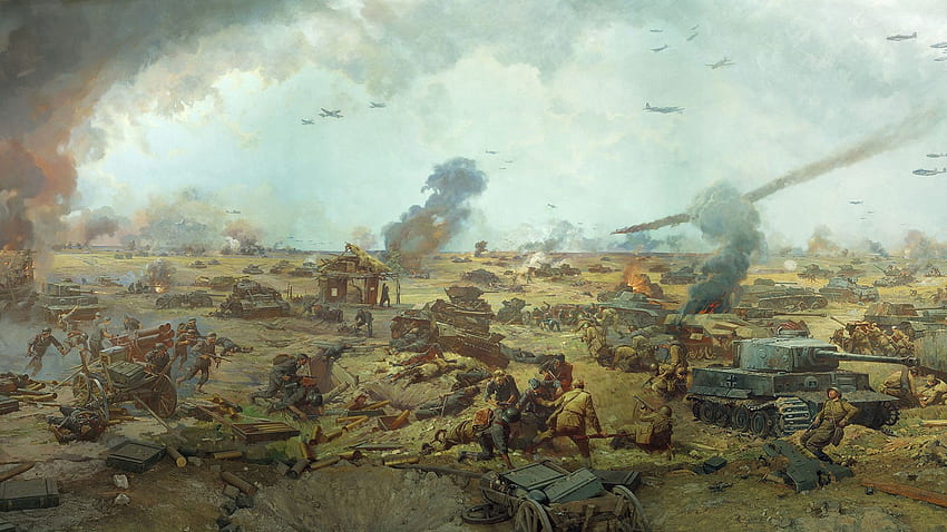 전투 WWII 세계 대전 회화. 예술과 HD 월페이퍼