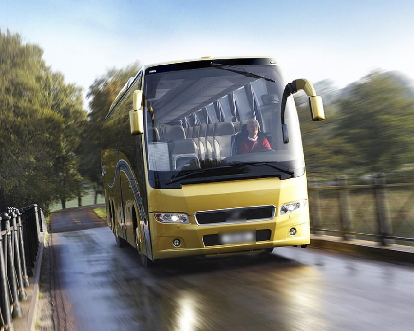 Volvo 9900 Bus за Android HD тапет