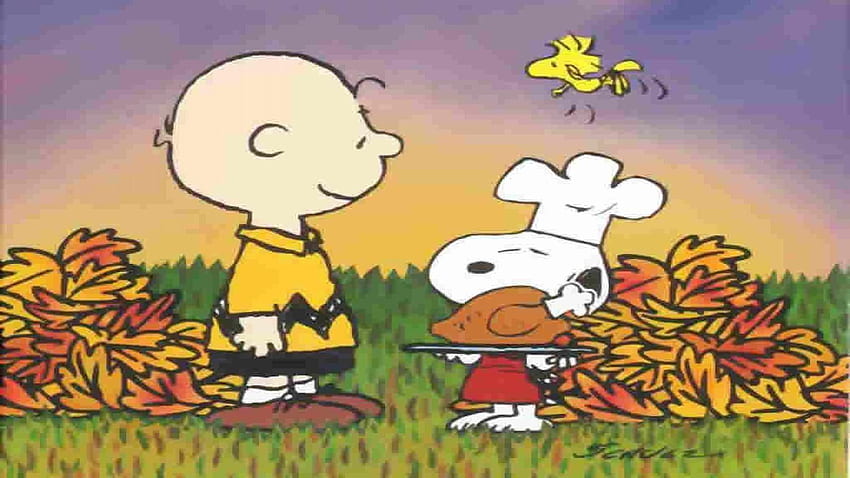Peanuts Thanksgiving ., Snoopy Thanksgiving HD wallpaper