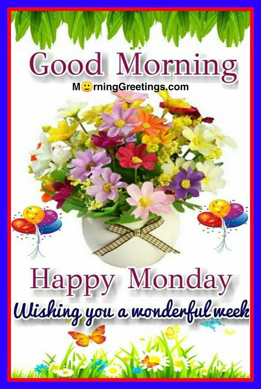 Good Morning Happy Monday - Morning Greetings – Morning Wishes ...