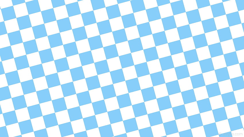 Blue and White Checkered, Aesthetic Baby Blue HD wallpaper