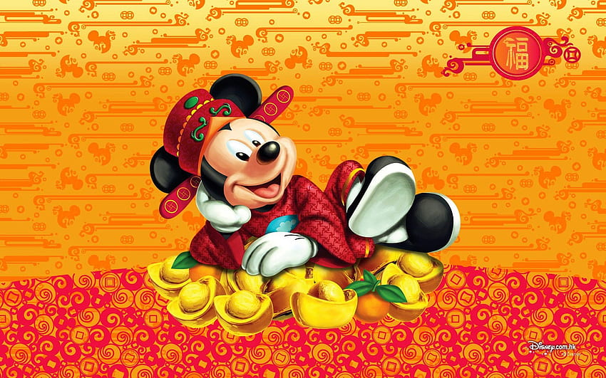 Mickey Chinese New Year - & Background, Happy Chinese New Year HD wallpaper